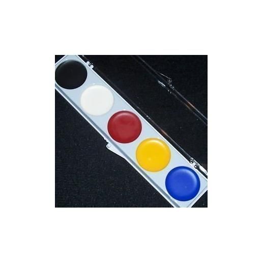 Mehron palette di trucchi professionale proface con 5 colori (giallo)