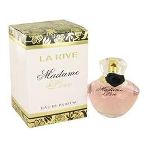 La Rive profumo madame in love eau de parfum, 2 confezioni da 90 ml
