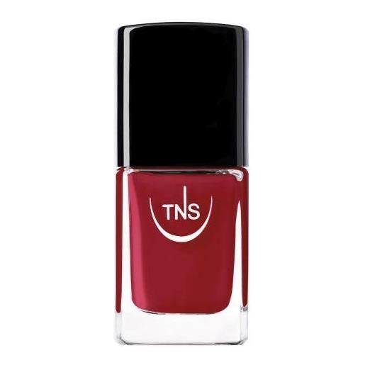 TNS cosmetics - borgogna smalto rosso formula professionale, coprente e brillante. 10 ml