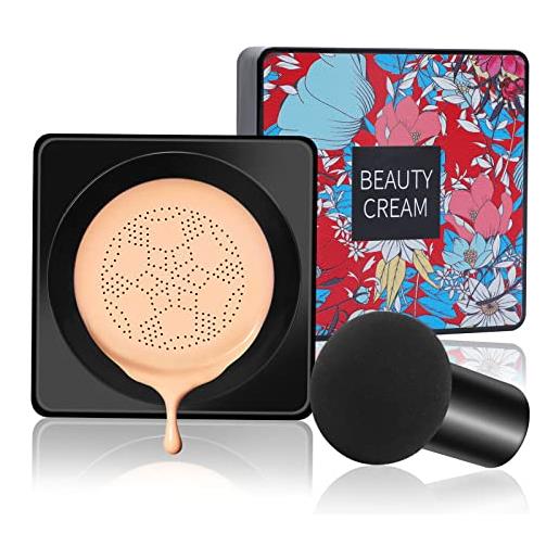 Boobeen mushroom head foundation air cushion bb cream concealer idratante cc cream liquid foundation trucco a copertura totale lunga durata e impermeabile. 