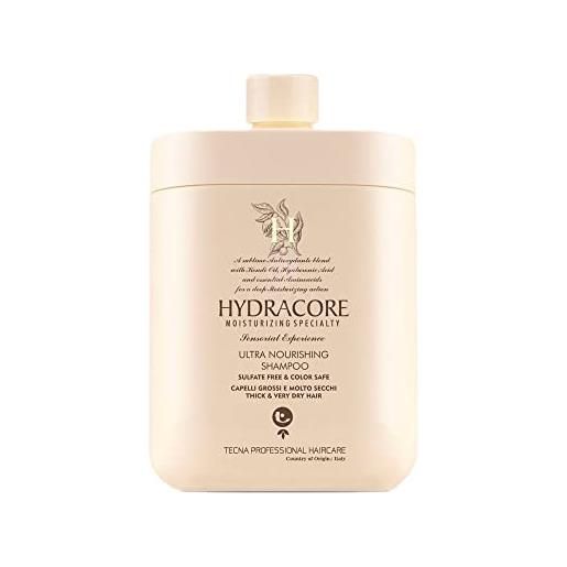 Tecna hydracore ultra nourishing shampoo 1000ml - shampoo ultra idratante