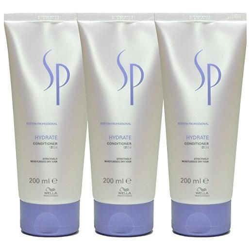 SP wella SP system professional hydrate conditioner set 3 x 200 ml