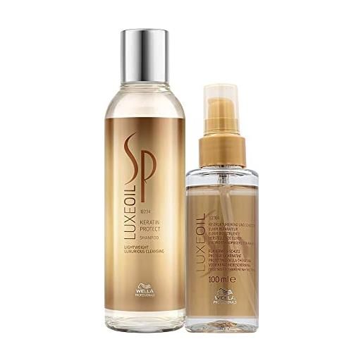 Wella Professionals wella sp system professional luxe oil duo keratin protect shampoo 200ml + ker. By wella