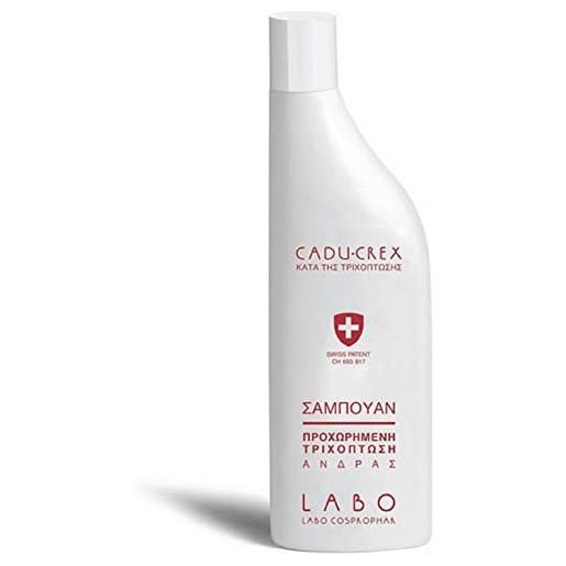 Labo cadu-crex avanzato perdita di capelli shampoo per gli uomini 150ml