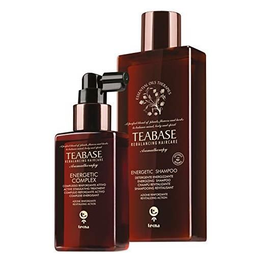 TECNA teabase - trattamento energetico speciale capelli fini, fragili ed indeboliti energetic tecna - shampoo e complesso attivo