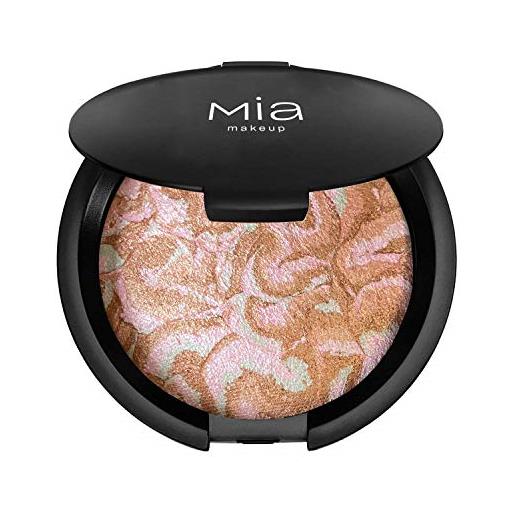 MIA Makeup luminescence blush cotto illuminante dal finish luminoso e dall'alta concentrazione di pigmenti luminosi e perlati (color bomb 38)