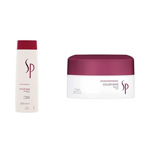 Wella Professionals wella system professional sp color save shampoo 250ml & mask 200 ml combo pack