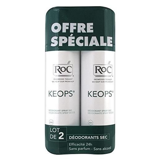 RoC deodorante spray secco RoC keops 2 x 150 ml