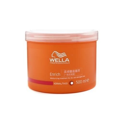 Wella Professionals wella enrich moisturizing treatment for dry & damaged hair (fine/normal) 500ml/16.7oz by wella