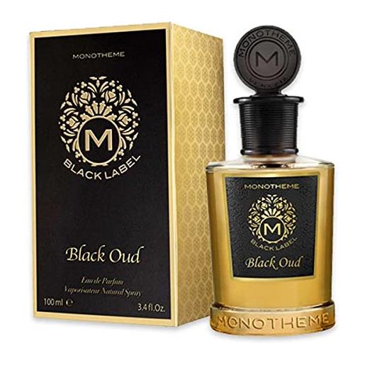 Generico monotheme black label black oud eau de parfum ml. 100 spray