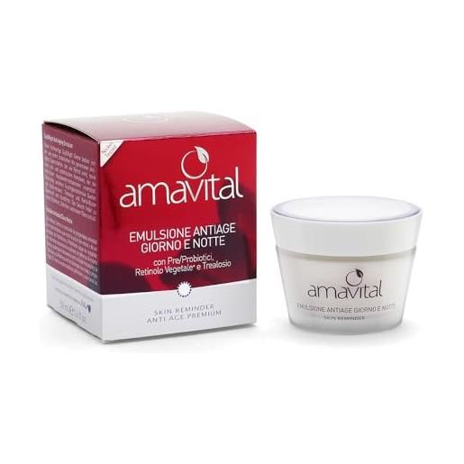 Oficine Cleman amavital emulsione antiage crema giorno & notte 50ml - skin reminder