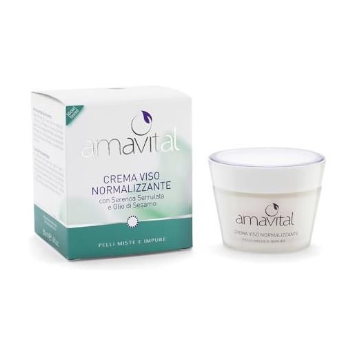 Oficine Cleman crema viso normalizzante amavital per pelli miste e impure