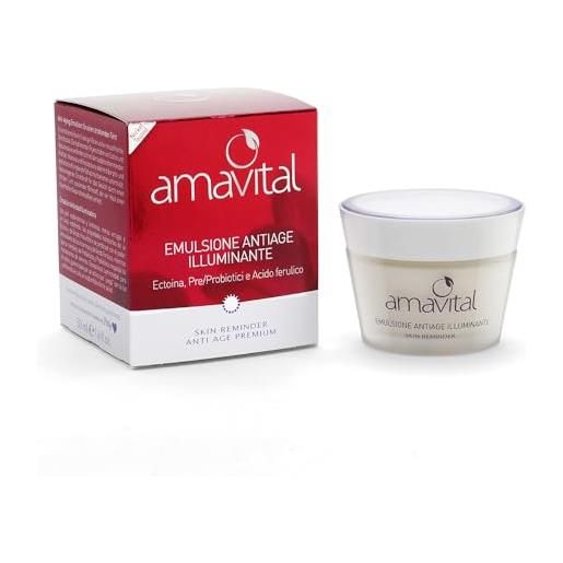 Oficine Cleman amavital emulsione antiage illuminante 50ml - skin reminder crema viso