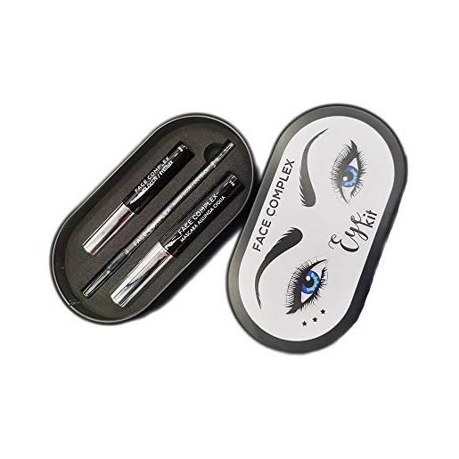 Lupex Shop face complex eye kit set linea occhi + mascara + matita occhi nera (1 kit)