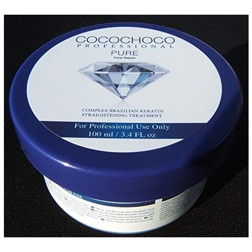 fablookinghair cocochoco pure 100 ml kit brazilian blow dry keratin treatment, trattamento per capelli biondi, alla cheratina brasiliana (etichetta in lingua italiana non garantita). 