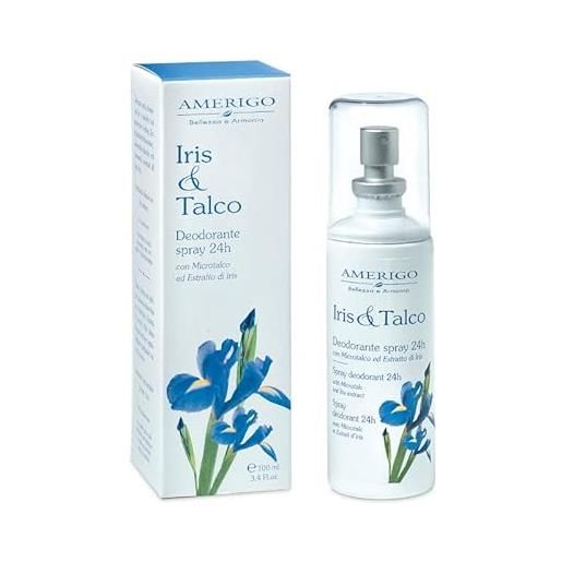 Amerigo iris&talco - deo spray 24h - 100 ml