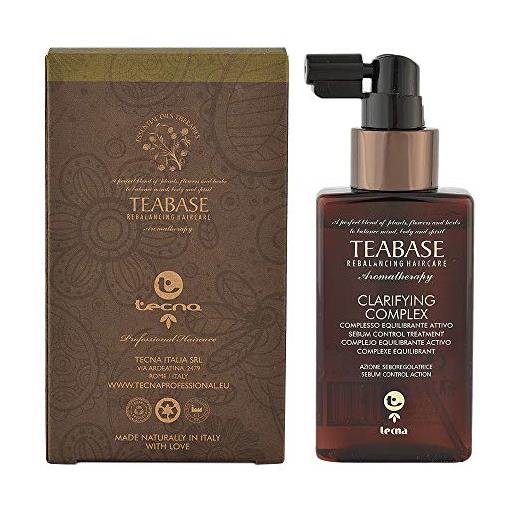 TECNA trattamento per capelli professionale 100 ml tecna the spa teabase aromatherapy clarifying complex 100ml