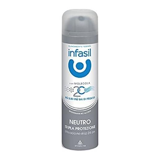 Infasil 6 x infasil deo spray neutro tripla protezione deodorante corpo