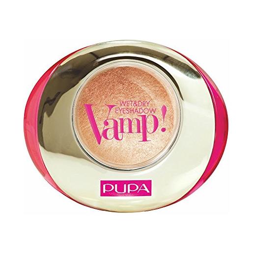 Pupa vamp!Wet & dry eyeshadow 603 golden apricot - ombretto collezione dot shock
