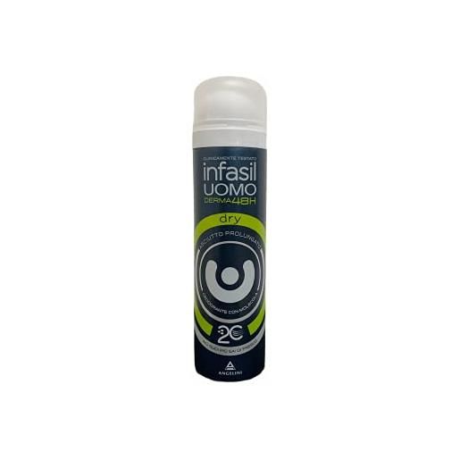 Infasil set 6 infasil deodorante spray uomo dry ml 150 cura e igiene del corpo
