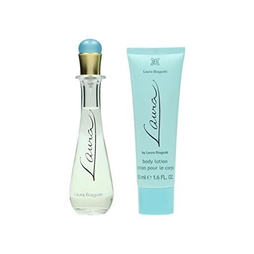 Laura Biagiotti laura set regalo eau de toilette 25 ml e lozione corpo 50 ml, donna, 75 ml