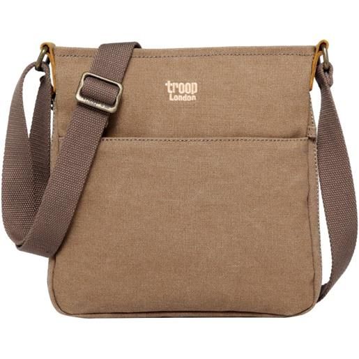 Troop London borsa a tracolla Troop London classic canvas trp 237 brown