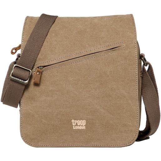 Troop London borsello a tracolla Troop London classic canvas trp 238 brown