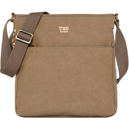 Troop London borsa a tracolla Troop London classic canvas 236 brown