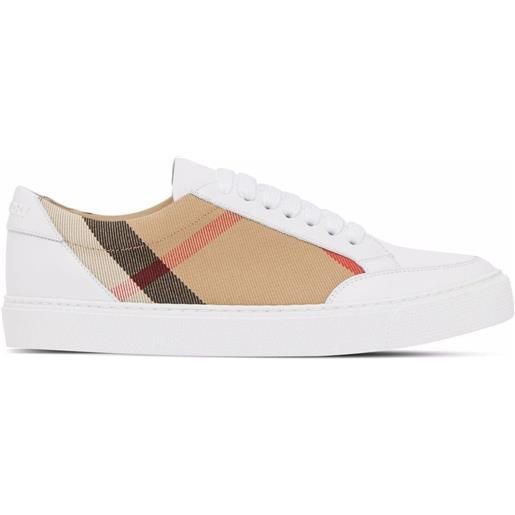 Burberry sneakers house check - bianco