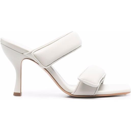 GIABORGHINI mules con doppio cinturino - grigio