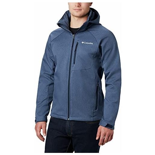 Columbia cascade ridge softshell, giacca softshell uomo, collegiate navy heather, taglia xl