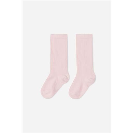 Calzedonia calze lunghe in cotone soft da neonato rosa