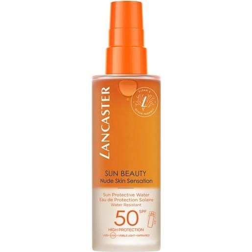 Lancaster sun beauty nude skin sensation - sun protective water spf 50 150 ml