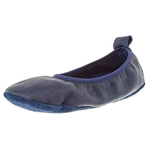 Pololo ballerina hausschuhe blau, ciabatte, blu, 32 eu