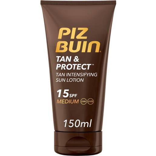 JOHNSON & JOHNSON SpA tan & protect lozione solare spf15 piz buin® 150ml
