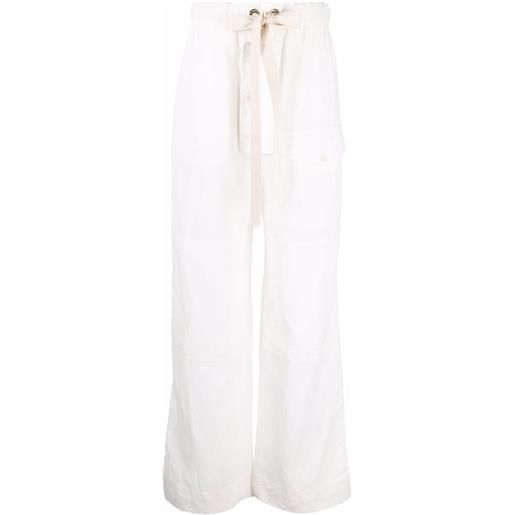 Stella McCartney pantaloni dritti - bianco