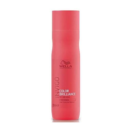 Wella Professionals 3 shampoo color brilliance invigo Wella Professionals per capelli fini e normali, 250 ml = 750 ml