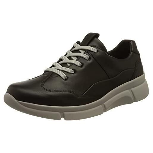 Berkemann keri, scarpe da ginnastica donna, bianco nero, 40 2/3 eu