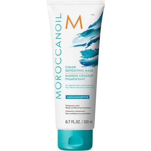 Moroccanoil color depositing mask 200ml colorazione capelli aquamarine