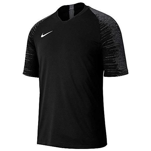 Nike strike jersey ss maglia, unisex bambini, black/anthracite/white, s