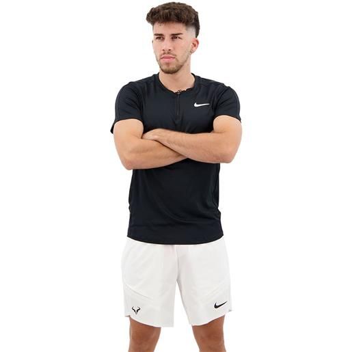 Nike court dri fit advantage short sleeve polo nero s uomo