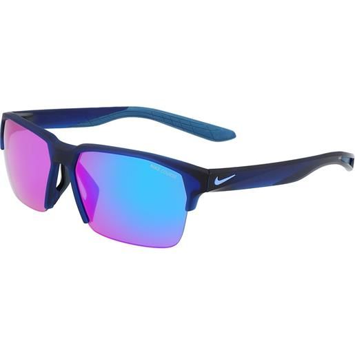 Nike Vision maverick free tinted sunglasses blu course tinted with turquoise mirrored/cat3