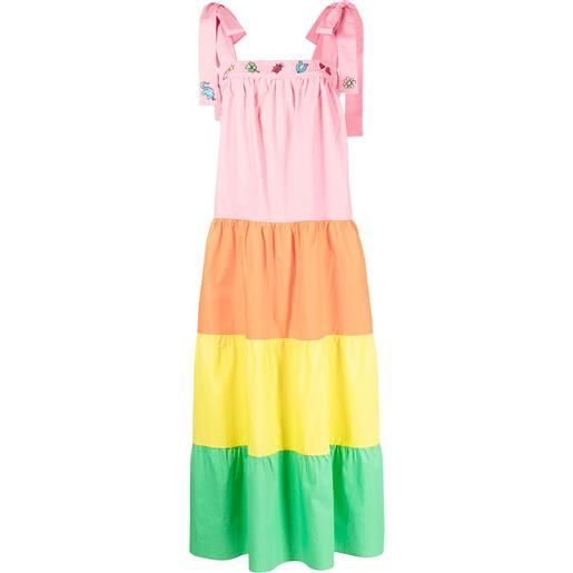 Mira Mikati abito con ricamo - multicolore