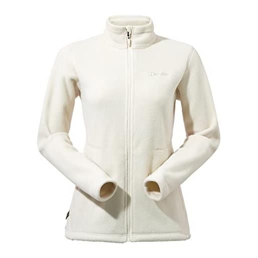 Berghaus prism polartec interactive giacca in pile da donna, bone white, l