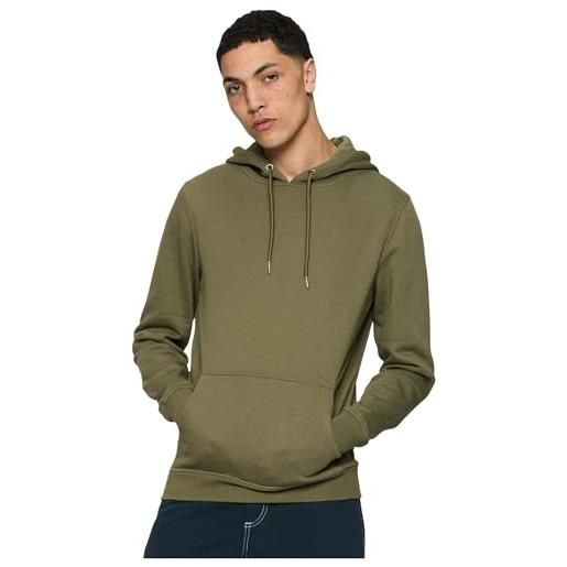 Urban Classics basic sweat hoodie uomo felpa con cappuccio nero xl 63% cotone, 37% poliestere regular