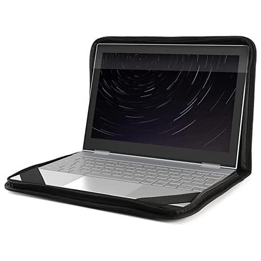 Belkin custodia always-on per laptop, compatibile con notebook, tablet, chromebook, i. Pad e altri dispositivi da 11'' a 12'', protezione per laptop, include 2 tasche, nero