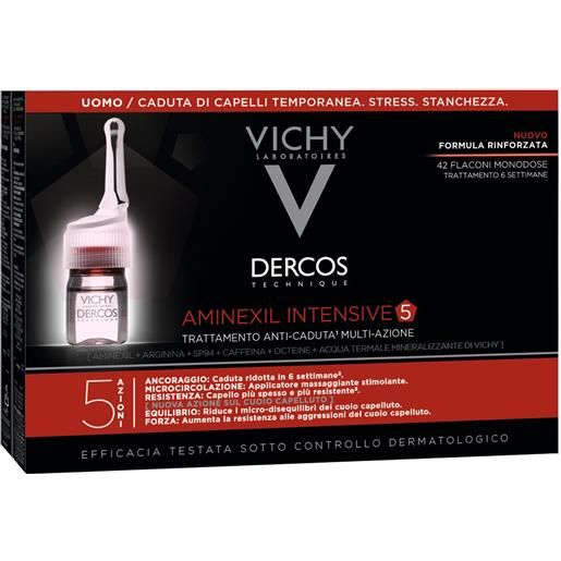 Vichy dercos aminexil trattamento anticaduta uomo 42 fiale x 6 ml