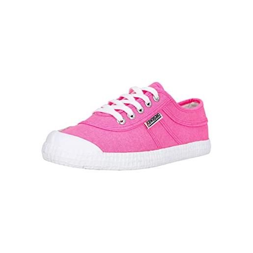 Kawasaki original neon canvas shoe, scarpe da ginnastica basse unisex-adulto, 4014 knockout pink, 40 eu