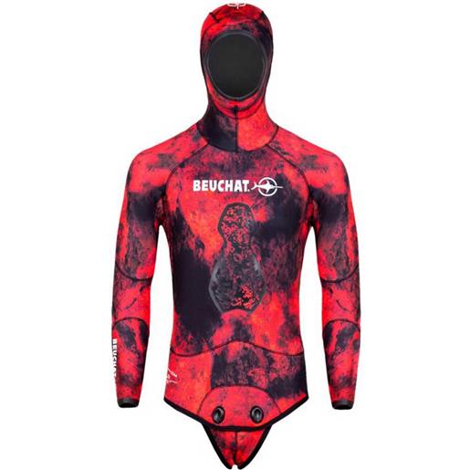 Beuchat redrock spearfishing jacket 5 mm rosso xs