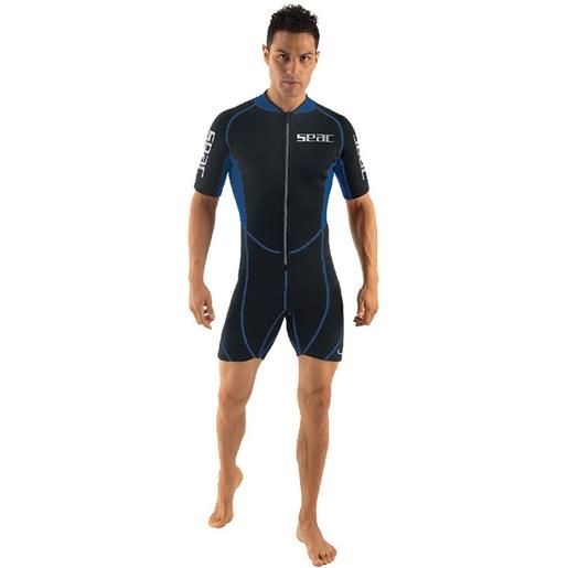 Seacsub look man 2.5 mm short sleeve wetsuit blu, nero s